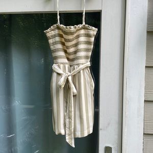 American Eagle Striped Romper Shorts Small